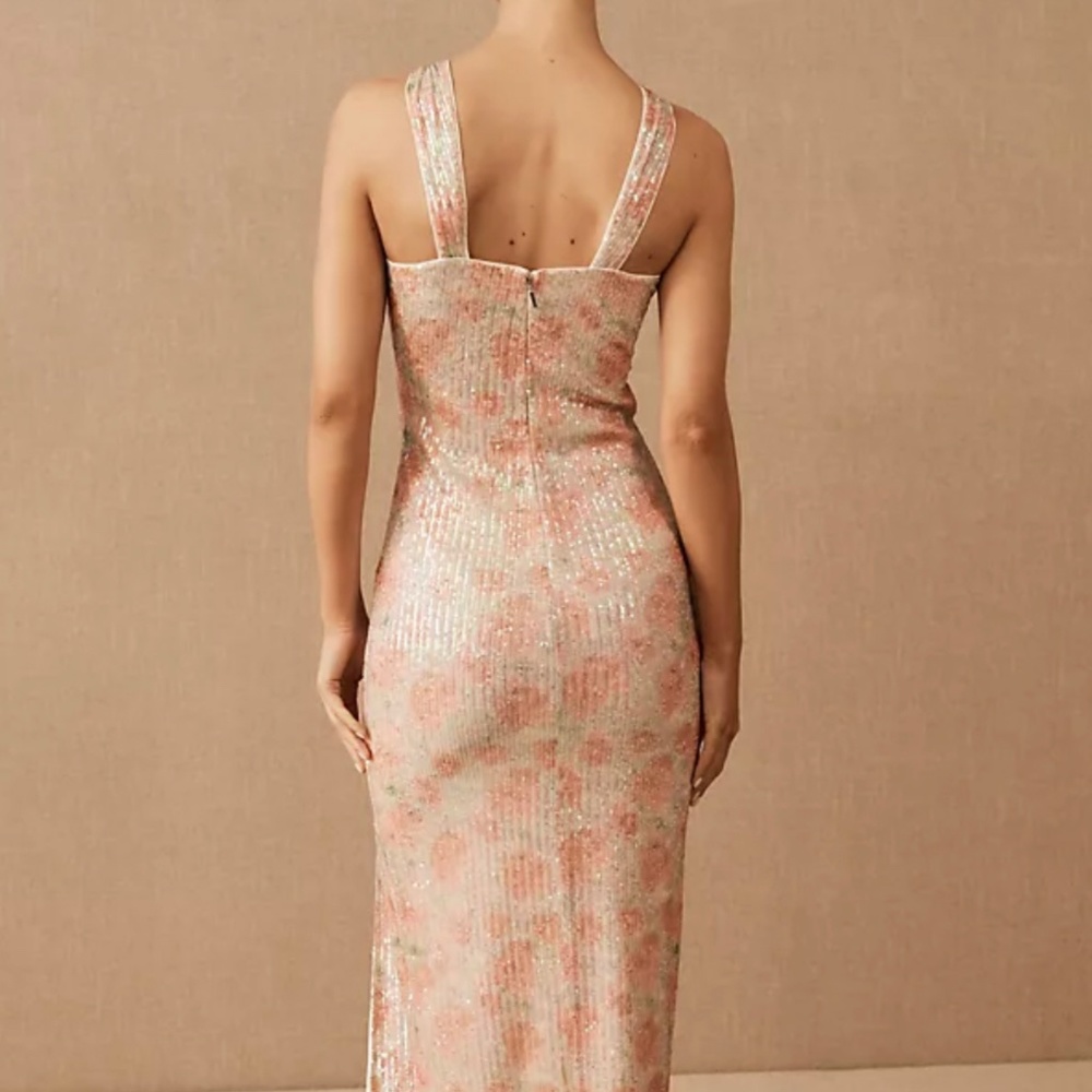 Pink Sequin Dress - Saylor Faena Dress - M - Picture 4 of 5